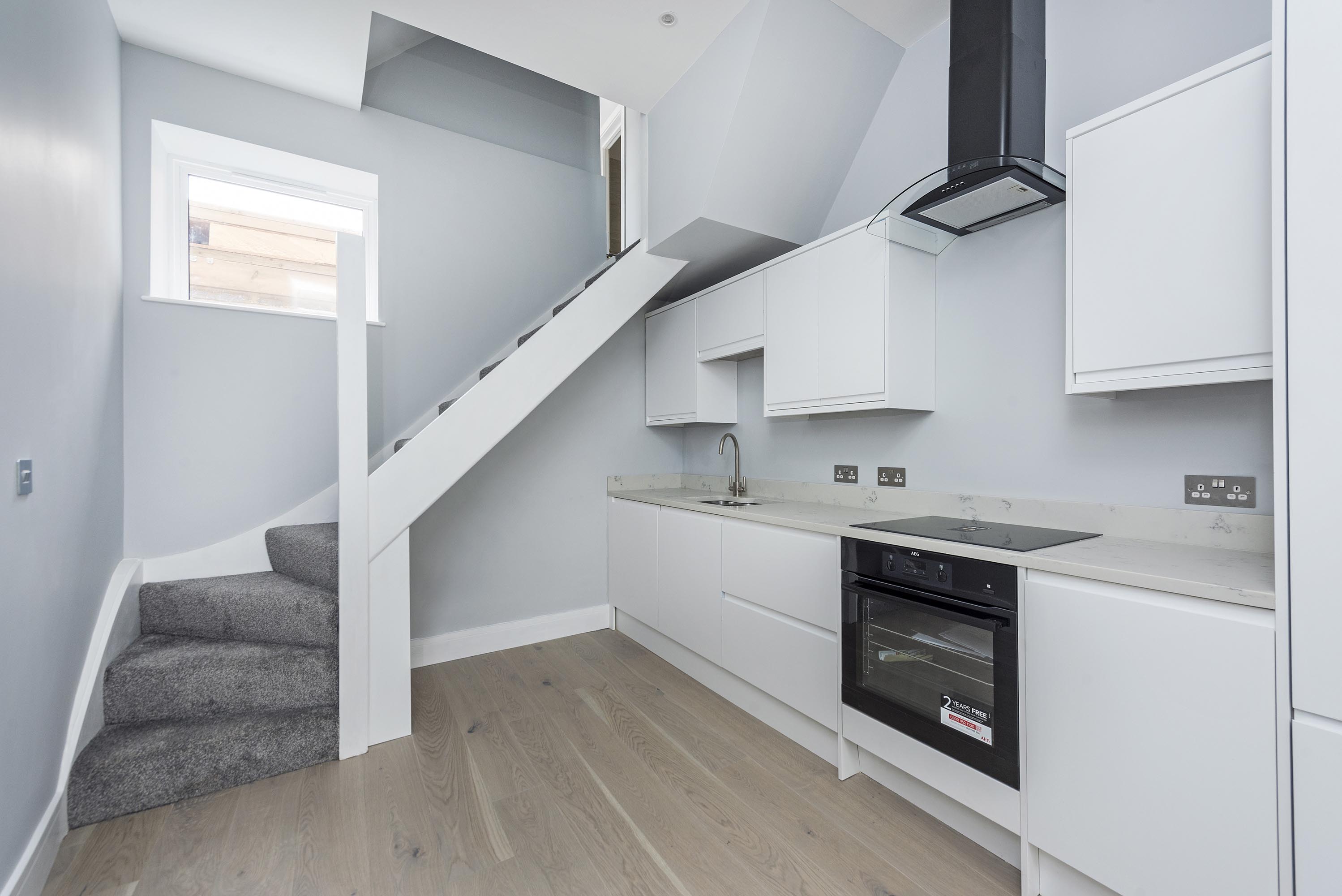 Renovation and conversion of a London house into three flats